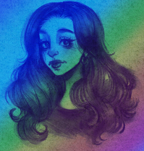 rainbow sketch