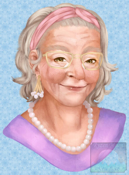 Gma Painted Portrait